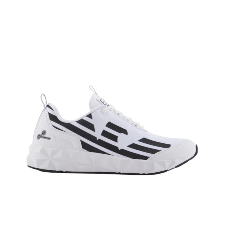 EA7 EMPORIO ARMANI SNEAKER IN MESH ULTIMATE C2 KOMBAT CORE WHITE