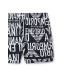 Emporio Armani Swimwear Costume boxer Nero logo lettering EMPORIO ARMANI All Over