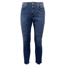 Jeckerson Jeans denim blu cinque tasche