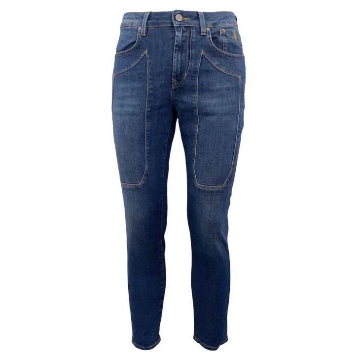 Jeckerson Jeans denim blu cinque tasche