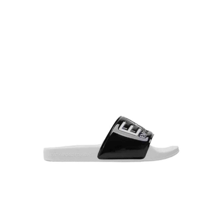 EA7 EMPORIO ARMANI CIABATTA BIANCA E NERA UNISEX