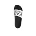 EA7 EMPORIO ARMANI CIABATTA UNISEX NERA CON FASCIA BIANCA 