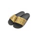 EA7 EMPORIO ARMANI SHOES BEACHWEAR NERE E ORO 