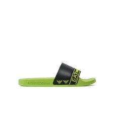 EA7 EMPORIO ARMANI CIABATTA NERA E VERDE