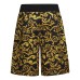 Versace Jeans Couture Pantaloncini neri con stampa Couture all over
