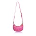 Versace Jeans Couture Borsa a Mano da Donna Fucsia con stampa Logo Couture all over