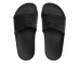 Emporio Armani Ciabatta nera in Pvc con maxi Aquila a rilievo