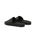 Emporio Armani Ciabatta nera in Pvc con maxi Aquila a rilievo