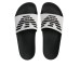 Emporio Armani Ciabatta bianca in Pvc con maxi Aquila a rilievo a contrasto