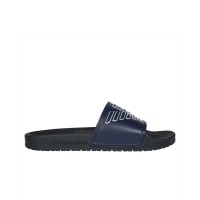 Emporio Armani Ciabatta blu navy in PVC con maxi Aquila a rilievo