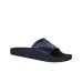 Emporio Armani Ciabatta blu navy in PVC con maxi Aquila a rilievo