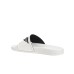 EMPORIO ARMANI CIABATTA WHITE CON LOGO AQUILA BLACK
