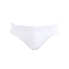 Emporio Armani Swimwear Costume slip Bianco con logo ai lati