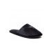Emporio Armani Pantofole nere con logo Aquila