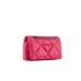 EMPORIO ARMANI SHOPPING BAG TRAPUNTATA FUCSIA CON LOGO AQUILA
