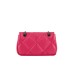 EMPORIO ARMANI SHOPPING BAG TRAPUNTATA FUCSIA CON LOGO AQUILA