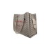 EMPORIO ARMANI SHOPPING BAG ECRU EAGLE ALL OVER CON CHARM AQUILA	