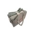 EMPORIO ARMANI SHOPPING BAG ECRU EAGLE ALL OVER CON CHARM AQUILA	
