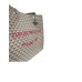 EMPORIO ARMANI SHOPPING BAG ECRU EAGLE ALL OVER CON CHARM AQUILA	