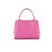 EMPORIO ARMANI SHOPPING BAG PINK EFFETTO PALMELLATO CON CHARM AQUILA E TRACOLLA REGOLABILE ESTRAIBILE
