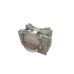 EMPORIO ARMANI SMALL SHOPPING BAG ECRU EAGLE ALL OVER CON CHARM AQUILA