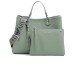 EMPORIO ARMANI SHOPPING BAG VERDE MYEA CON TRACOLLA IN NASTRO CON LOGO LETTERING ALL OVER REGOLABILE ESTRAIBILE