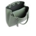 EMPORIO ARMANI SHOPPING BAG VERDE MYEA CON TRACOLLA IN NASTRO CON LOGO LETTERING ALL OVER REGOLABILE ESTRAIBILE