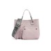 EMPORIO ARMANI SHOPPING BAG SMALL ROSA CON TRACOLLA IN NASTRO CON LOGO LETTERING ALL OVER REGOLABILE ESTRAIBILE