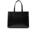 Emporio Armani Borsa a Spalla Nera da Donna con maxi logo Aquila All Over 