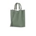 EMPORIO ARMANI SHOPPING BAG VERDE CON TRACOLLA IN NASTRO CON LOGO ALL OVER REGOLABILE ESTRAIBILE