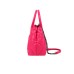 EMPORIO ARMANI SHOPPING BAG FUCSIA TRAPUNTATA CON LOGO AQUILA E TRACOLLA REGOLABILE ESTRAIBILE