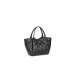 EMPORIO ARMANI SMALL SHOPPING BAG BLACK TRAPUNTATA CON TRACOLLA ESTRAIBILE