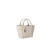 EMPORIO ARMANI SMALL SHOPPING BAG AVORIO TRAPUNTATA CON TRACOLLA ESTRAIBILE