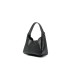 EMPORIO ARMANI SMALL SHOPPING BAG IN PELLE NERA CON TRACOLLA REGOLABILE ESTRAIBILE