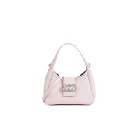 EMPORIO ARMANI SMALL SHOPPING BAG IN PELLE ROSA CON TRACOLLA REGOLABILE ESTRAIBILE