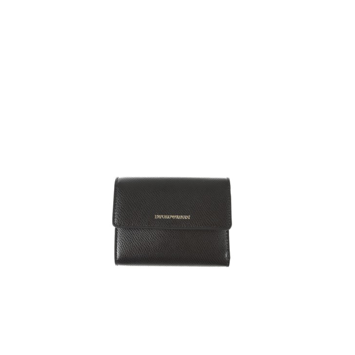 EMPORIO ARMANI PORTAFOGLIO NERO TRIFOLD