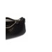 Emporio Armani Mini Borsa Nera stampa cervo con tracolla regolabile, estraibile in rastro con logo lettering All Over