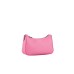 Emporio Armani Mini Borsa Fucsia stampa cervo con tracolla regolabile, estraibile in rastro con logo lettering All Over