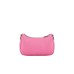 Emporio Armani Mini Borsa Fucsia stampa cervo con tracolla regolabile, estraibile in rastro con logo lettering All Over