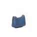 Emporio Armani Mini Borsa Denim Blu stampa cervo con tracolla regolabile, estraibile in rastro con logo lettering All Over