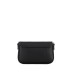 Emporio Armani Mini Borsa Nera stampa cervo con tracolla in nastro regolabile, estraibile con logo lettering All Over