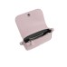 EMPORIO ARMANI MINI BAG ROSA CON TRACOLLA IN NASTRO CON LOGO LETTERING ALL OVER REGOLABILE ESTRAIBILE