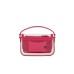 EMPORIO ARMANI MINI BAG FUCSIA TRASPARENT CON TRACOLLA IN CATENA DORATA ESTRAIBILE