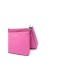 Emporio Armani Mini Borsa Doppia Fucsia stampa cervo con tracolla regolabile, estraibile in nastro con logo lettering All Over