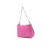 Emporio Armani Mini Borsa Doppia Fucsia stampa cervo con tracolla regolabile, estraibile in nastro con logo lettering All Over