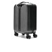 EMPORIO ARMANI TROLLEY CABINA UNISEX GRIGIO IN ABS CON MAXI LOGO EAGLE A RILIEVO