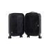 EMPORIO ARMANI TROLLEY CABINA UNISEX GRIGIO IN ABS CON MAXI LOGO EAGLE A RILIEVO