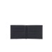 EMPORIO ARMANI PORTAFOGLIO BIFOLD BLUE IN SAFFIANO E NYLON CON LOGO LETTERING 