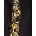 Versace Jeans Couture Camicia da Uomo Nera con stampa Logo Couture a contrasto sui lati