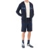 LA MARTINA MAN FULL ZIP SWEATSHIRT DIAGON BLU NAVY